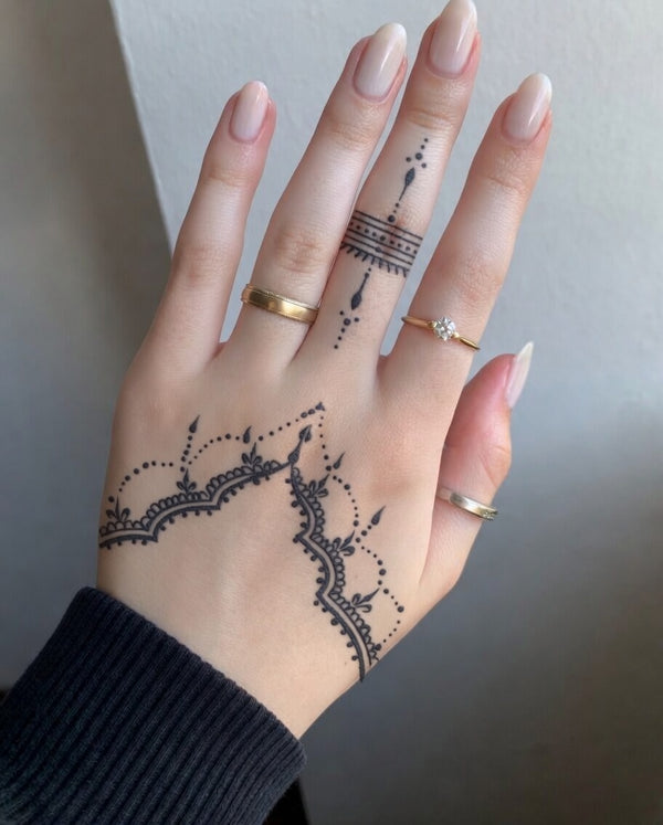 Semi permanent tattoo - Tislit alternate