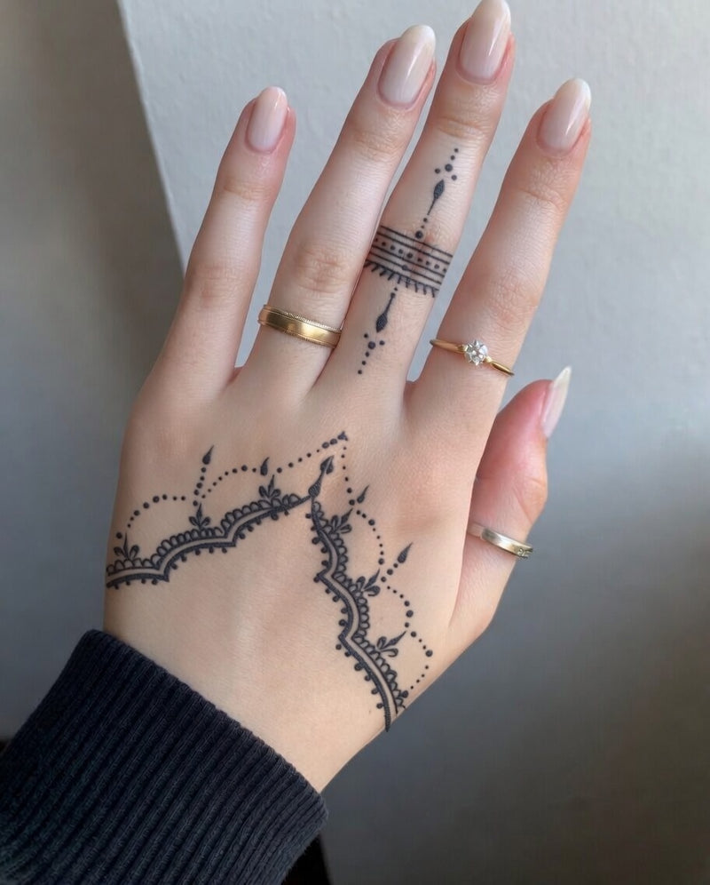 Hand tattoos