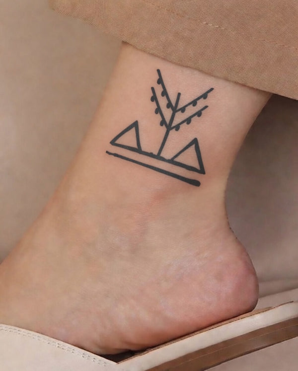 Semi permanent tattoo - Tree alternate